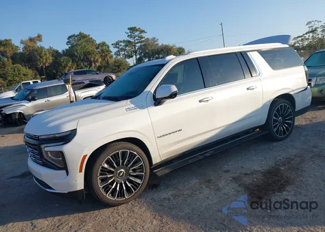 2025 Chevrolet Suburban 4Wd High Country из США, поврежденный, VIN 1GNS6GRL3SR331996